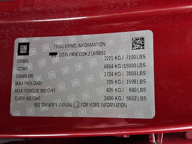 Used 2019 GMC Sierra 1500 SLT w/ SLT Premium Plus Package image 28