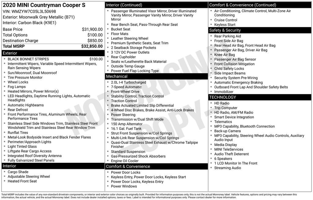 Used 2020 MINI Cooper Countryman S FWD image 48