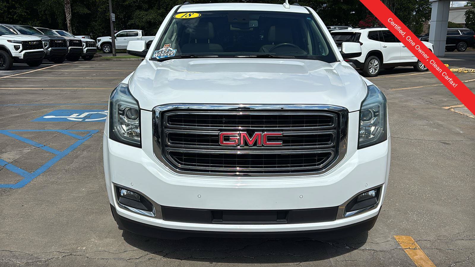 Certified 2018 GMC Yukon SLT w/ Open Road Package RWD image 2