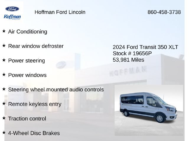 Certified 2024 Ford Transit 350 XLT RWD image 12