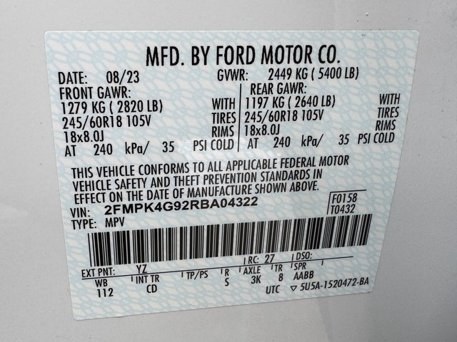 Certified 2024 Ford Edge SE image 27