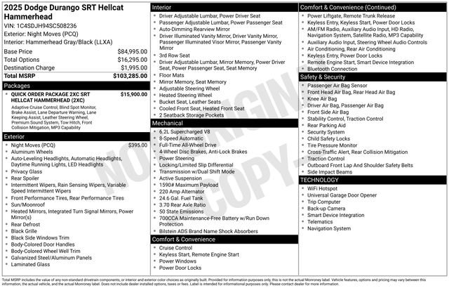 Used 2025 Dodge Durango SRT Hellcat