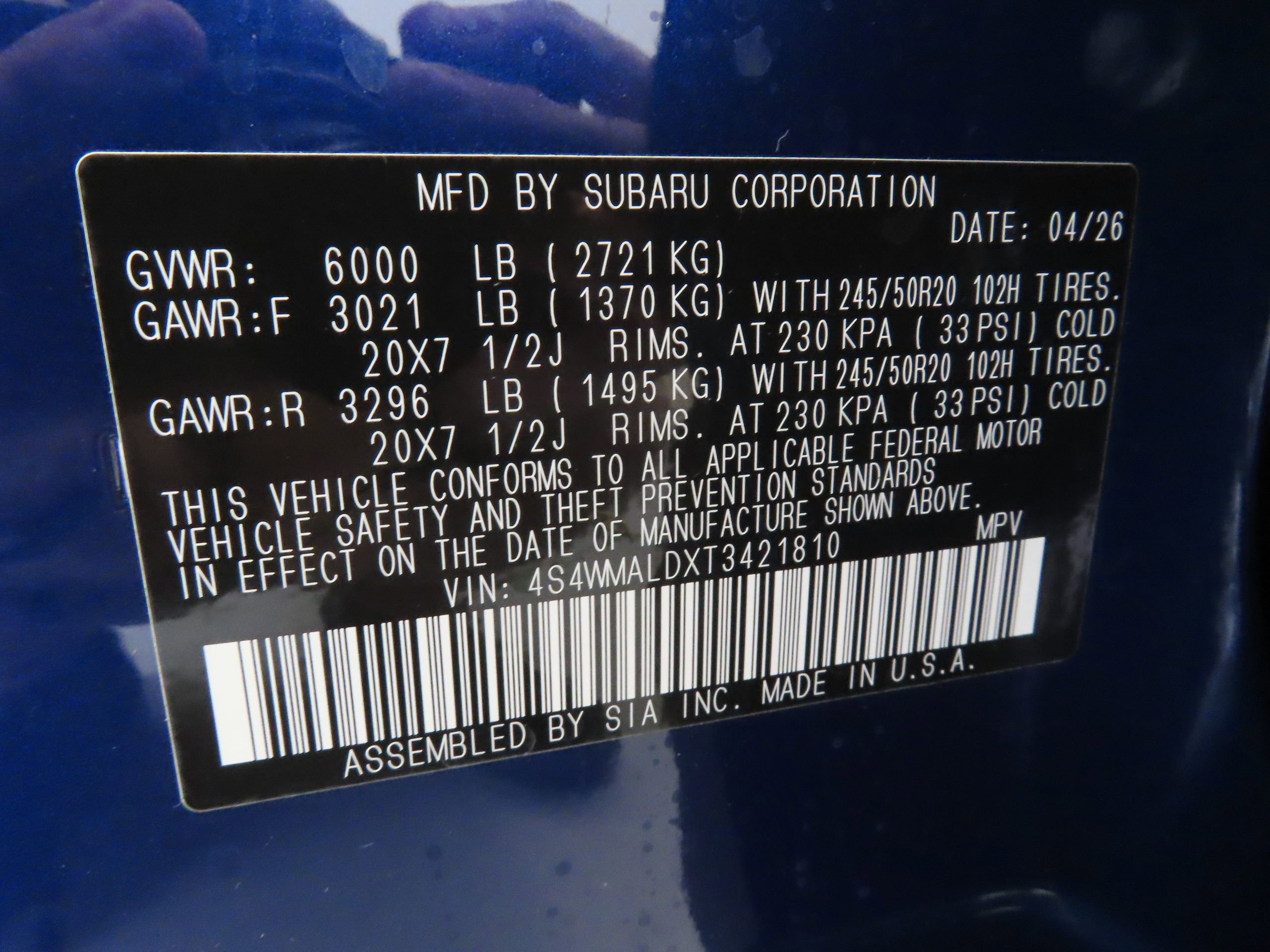 New 2026 Subaru Ascent Bronze Edition AWD/4WD image 31