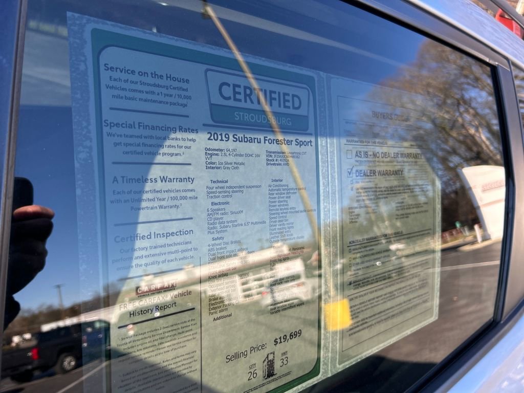 Used 2019 Subaru Forester Sport image 25