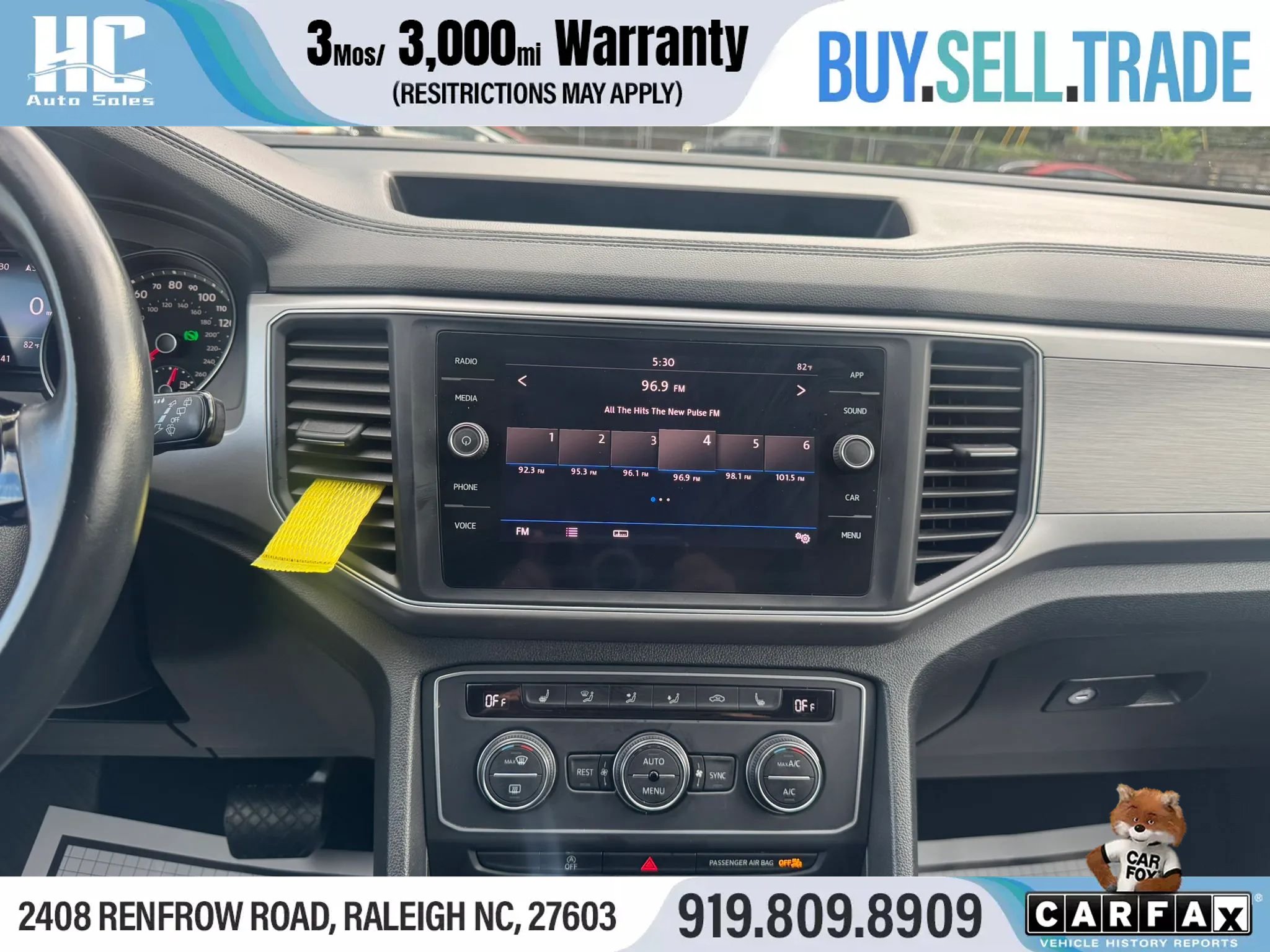 Used 2019 Volkswagen Atlas SE FWD image 23