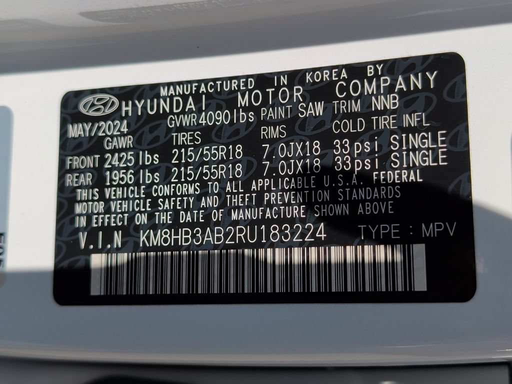 Used 2024 Hyundai Kona SEL FWD image 40