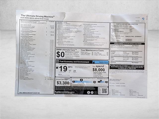 New 2026 BMW M850i xDrive image 18