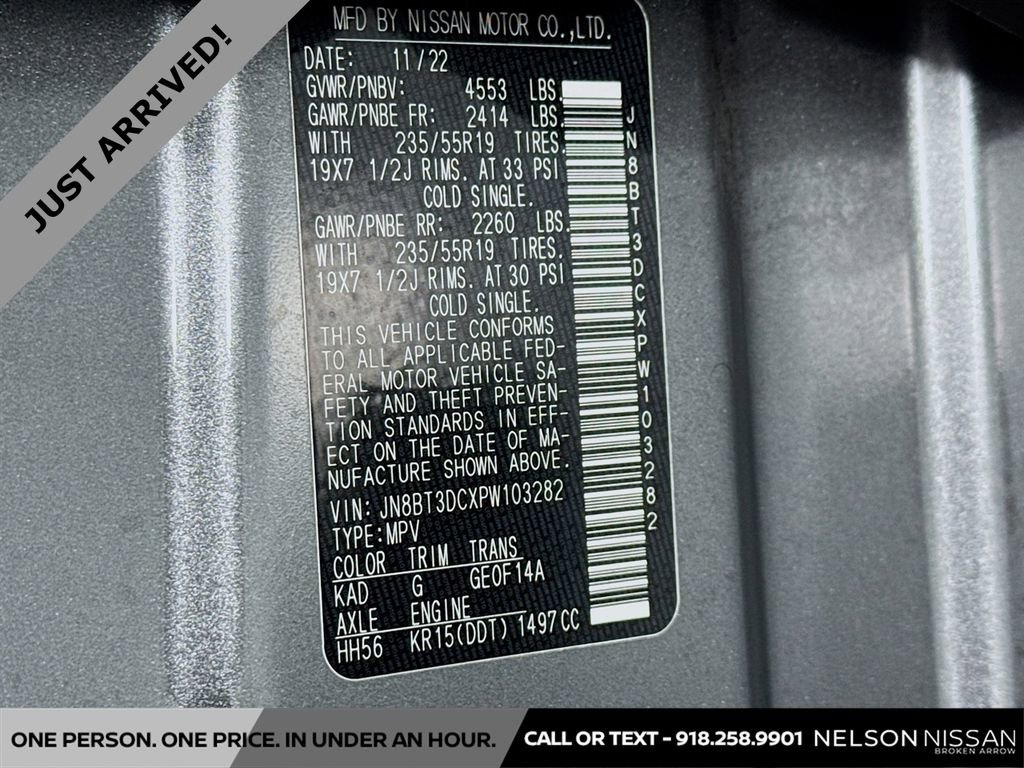 Certified 2023 Nissan Rogue Platinum w/ Platinum Premium Package image 34