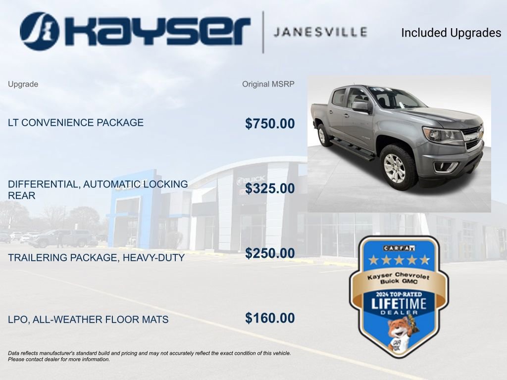 Certified 2018 Chevrolet Colorado LT w/ LT Convenience Package image 2