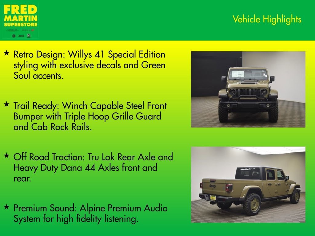 New 2026 Jeep Gladiator Willys image 15