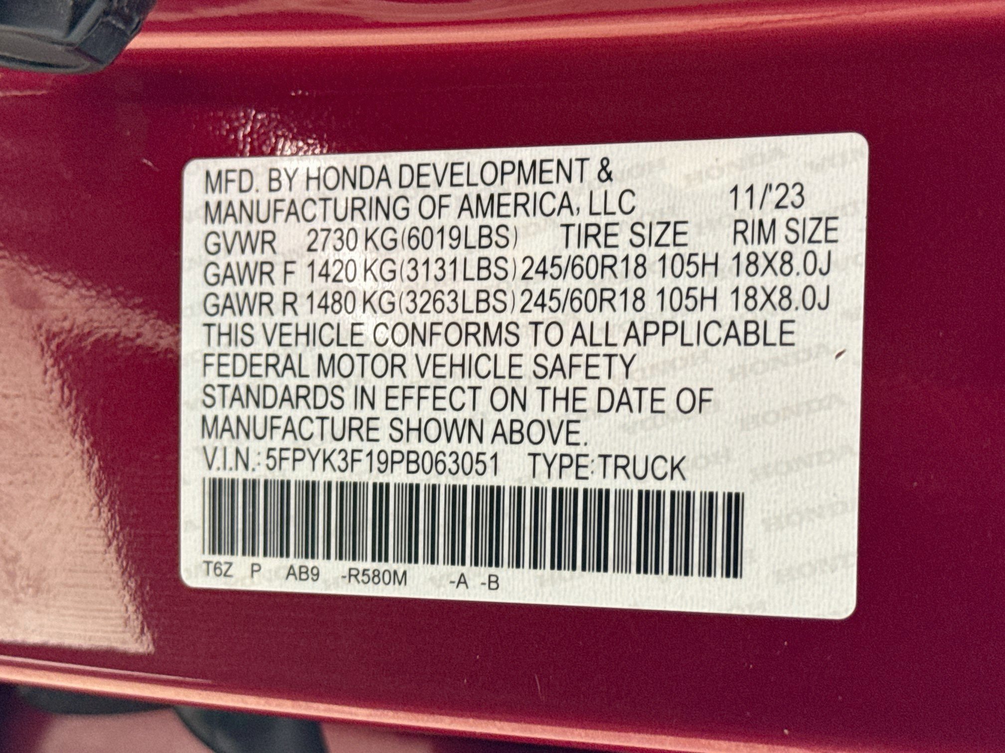Used 2023 Honda Ridgeline Sport image 27