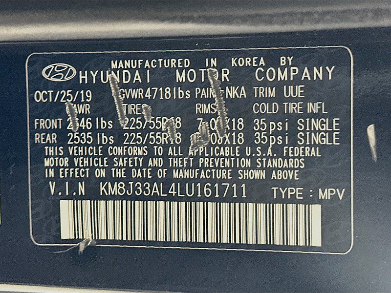Used 2020 Hyundai Tucson Ultimate w/ Cargo Package FWD image 34