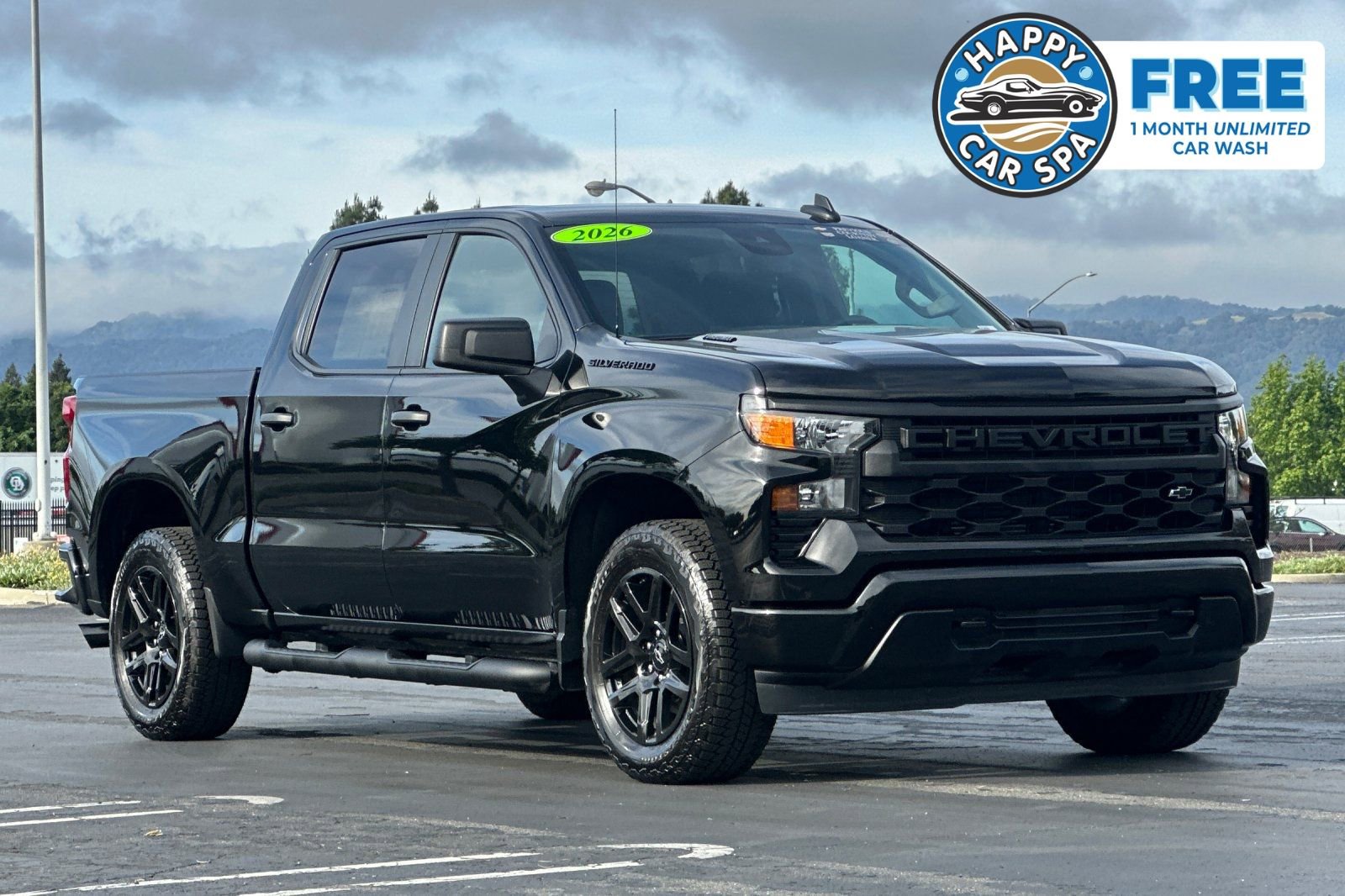 Used 2026 Chevrolet Silverado 1500 Custom w/ Turbomax Blackout Package image 1