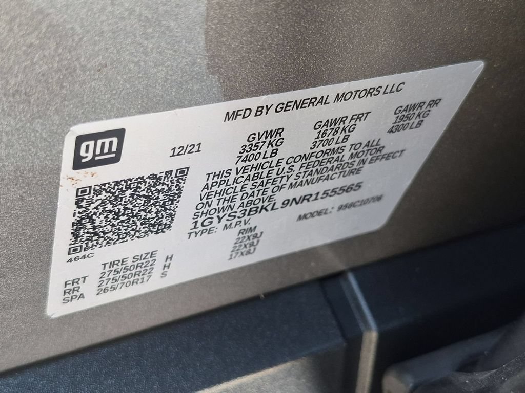 Certified 2022 Cadillac Escalade Premium Luxury RWD image 27