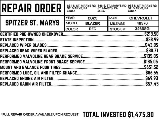 Used 2023 Chevrolet Blazer LT w/ Convenience Package image 4