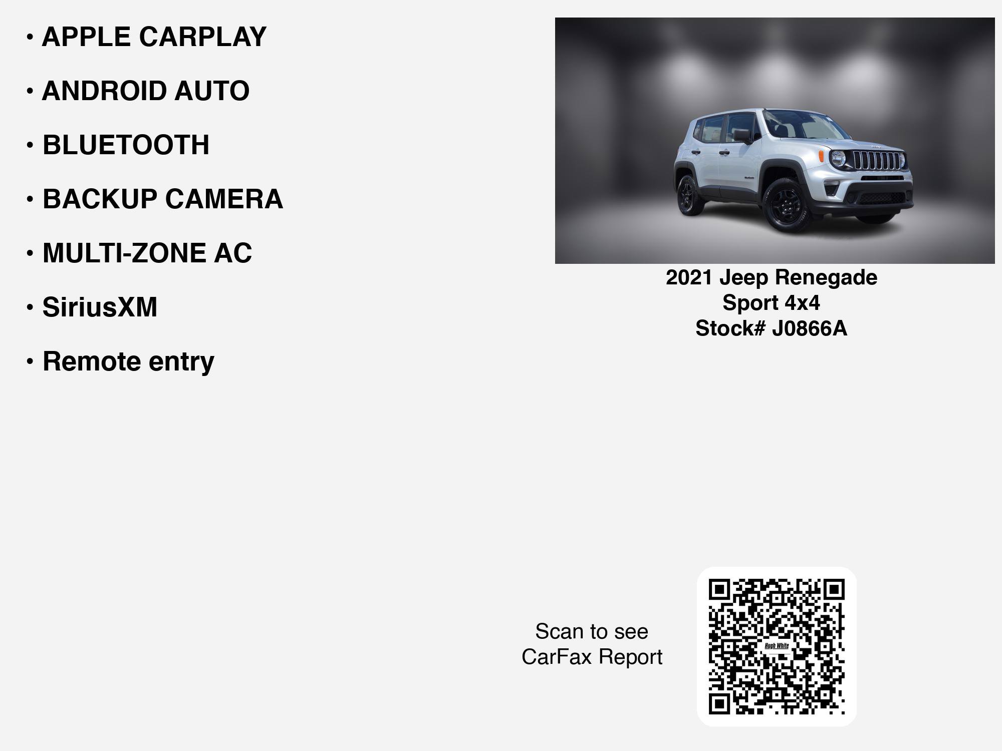 Used 2021 Jeep Renegade Sport AWD/4WD image 7