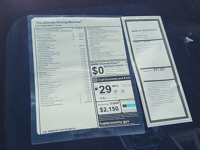 New 2026 BMW M340i w/ Premium Package RWD image 18