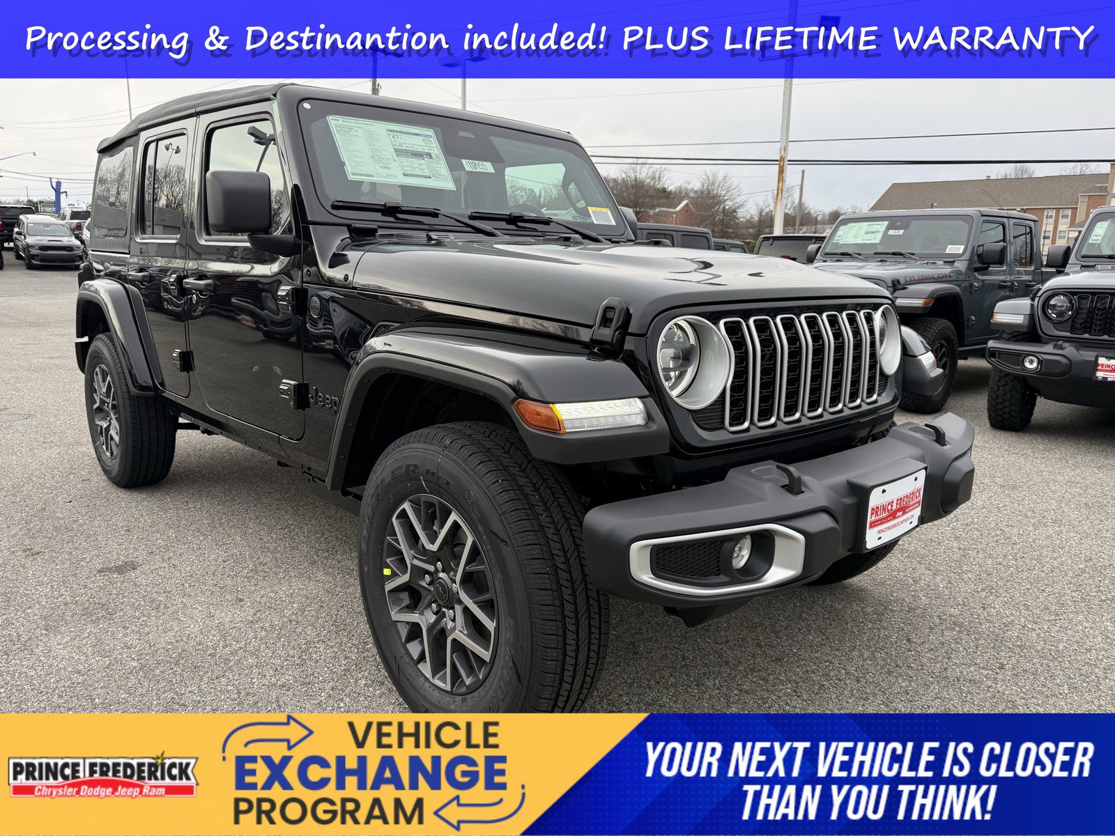 New 2026 Jeep Wrangler Unlimited Sahara AWD/4WD image 1