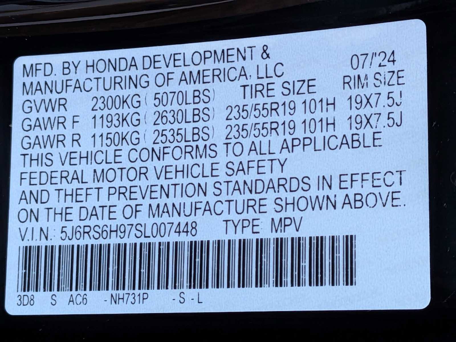 Certified 2025 Honda CR-V Sport Touring image 34