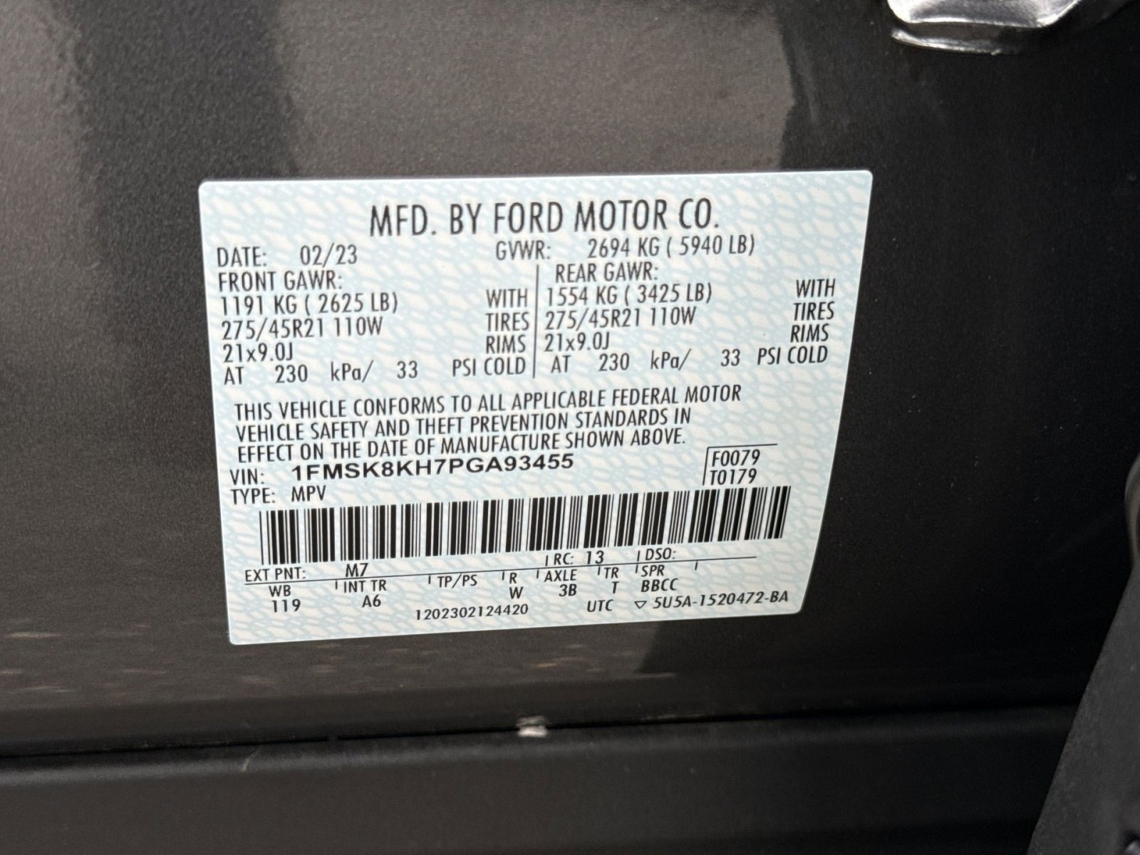 Used 2023 Ford Explorer ST-Line w/ Class IV Trailer Tow Package image 27