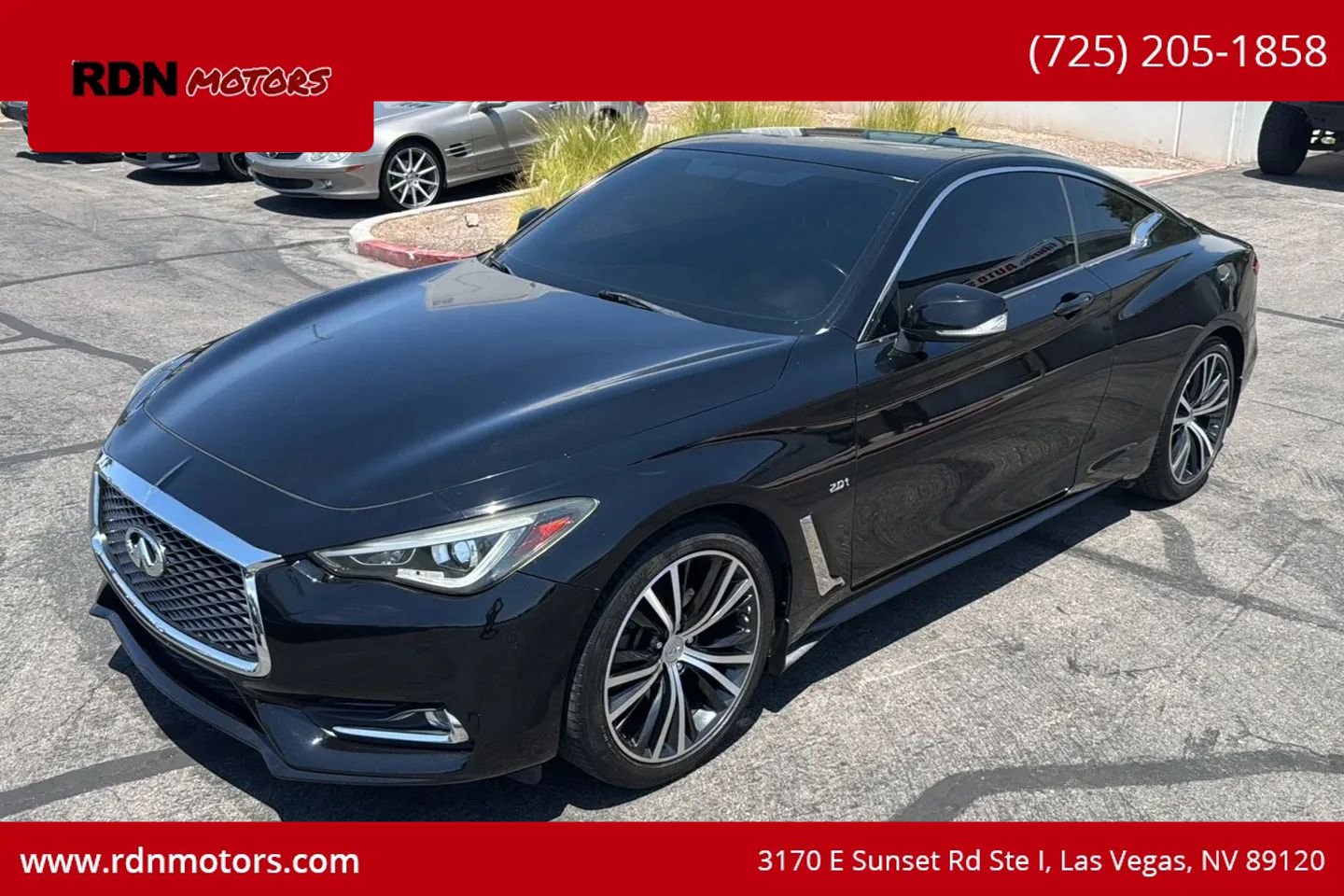 Used 2017 INFINITI Q60 2.0t w/ Moonroof Package RWD image 1