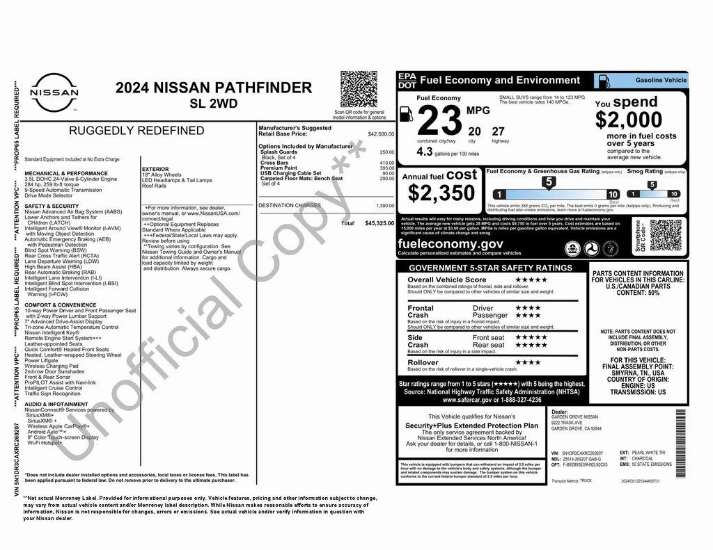Used 2024 Nissan Pathfinder SL image 4