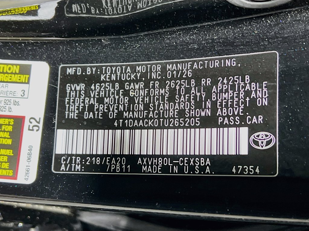 Certified 2026 Toyota Camry SE FWD image 28