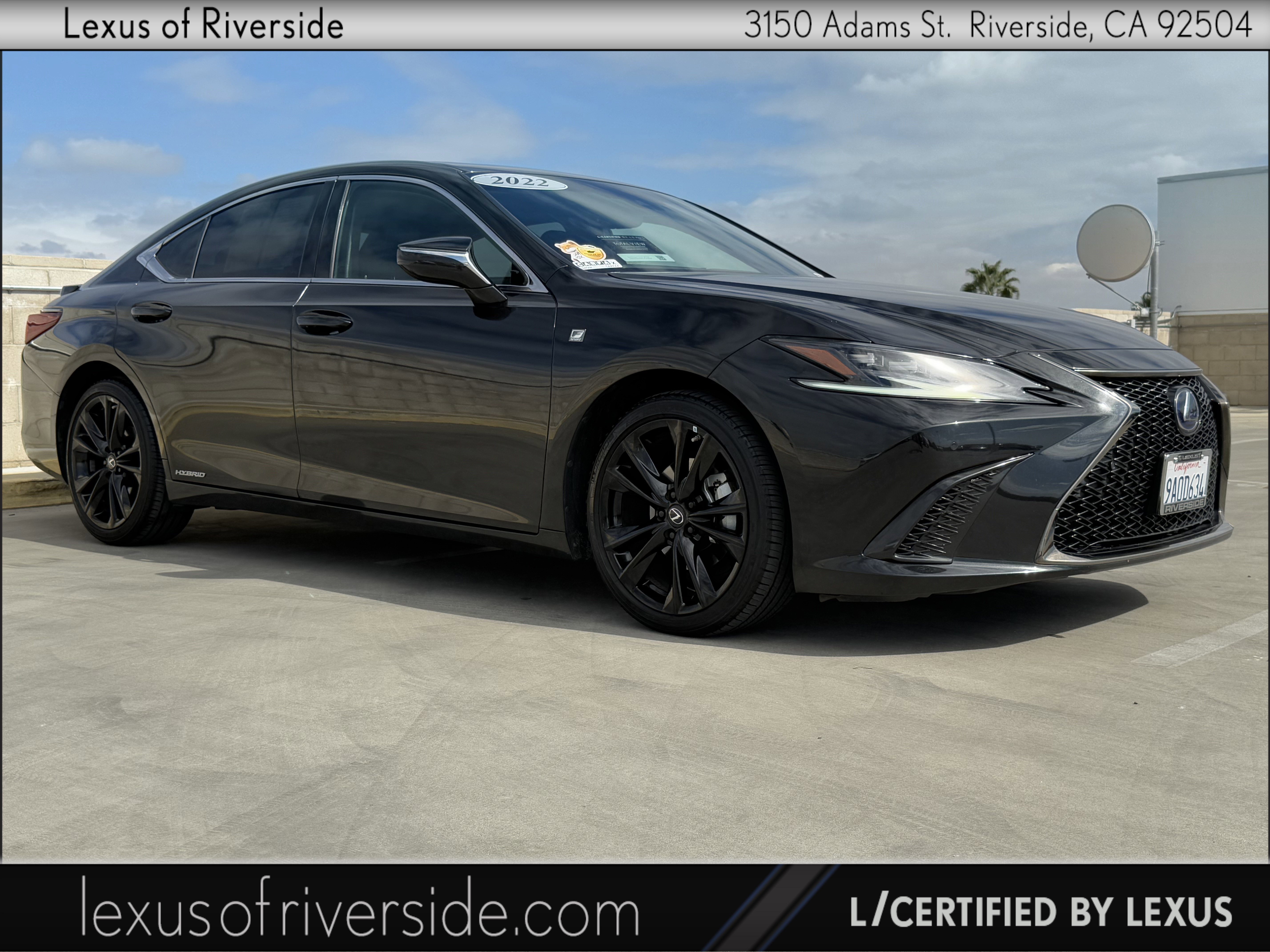 Certified 2022 Lexus ES 300h F Sport