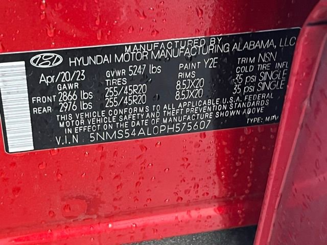 Used 2023 Hyundai Santa Fe Calligraphy image 37