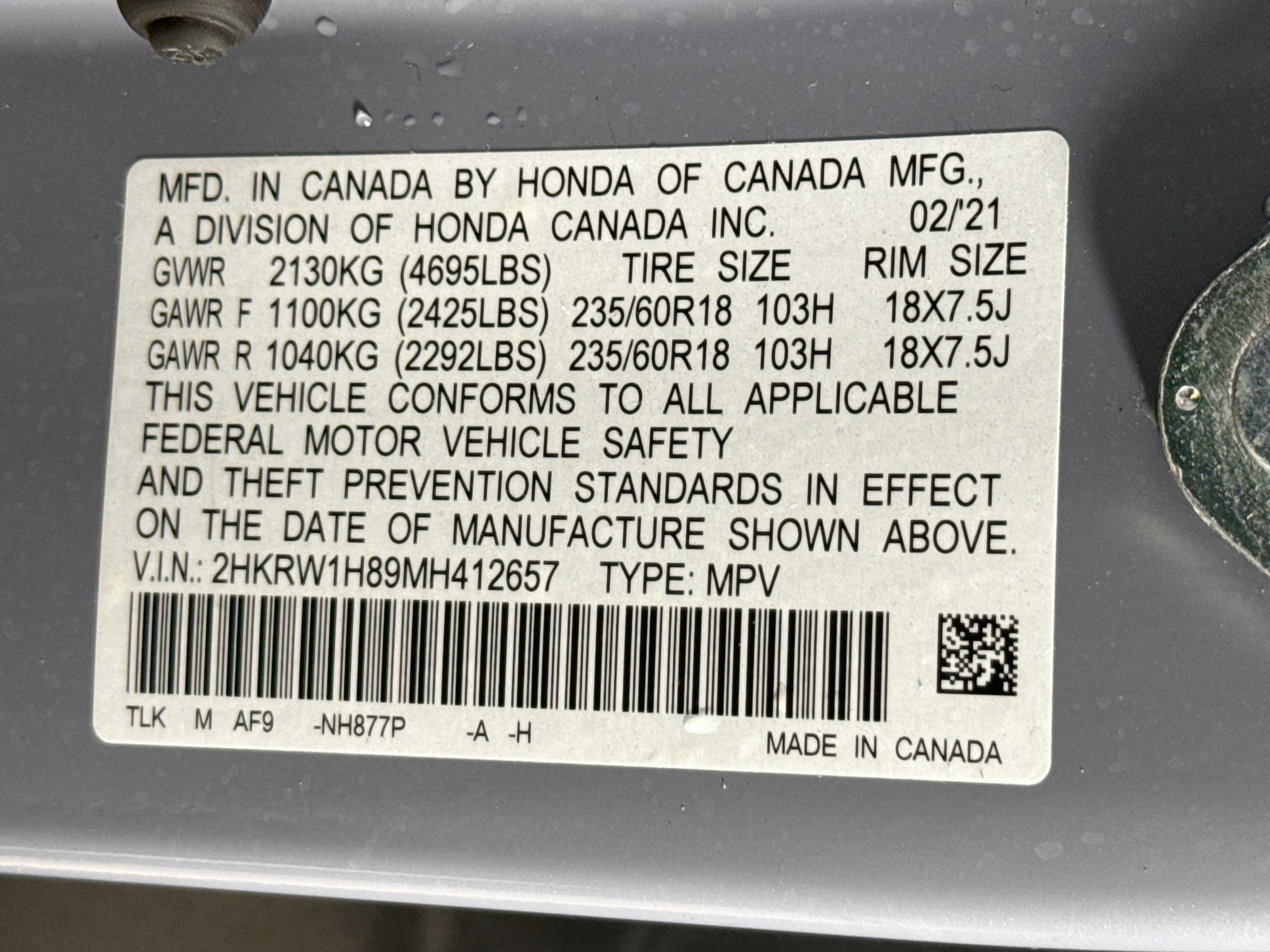 Used 2021 Honda CR-V EX-L image 39