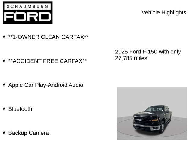 Used 2025 Ford F150 XLT w/ Equipment Group 301A Standard AWD/4WD image 7