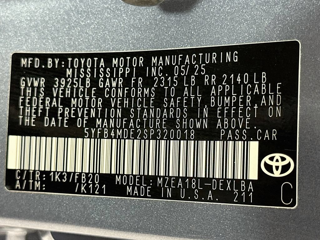 Certified 2025 Toyota Corolla LE FWD image 30