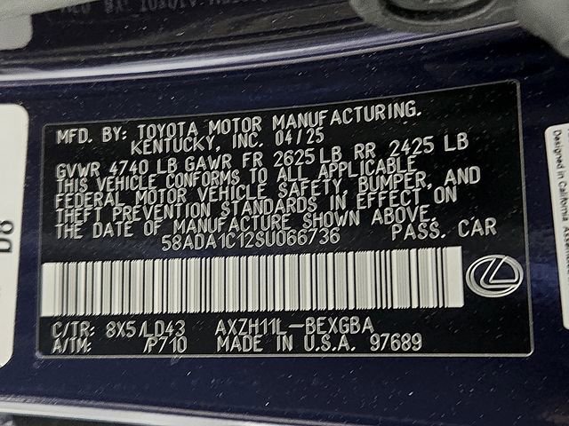 Used 2025 Lexus ES 300h w/ Premium Package FWD image 32