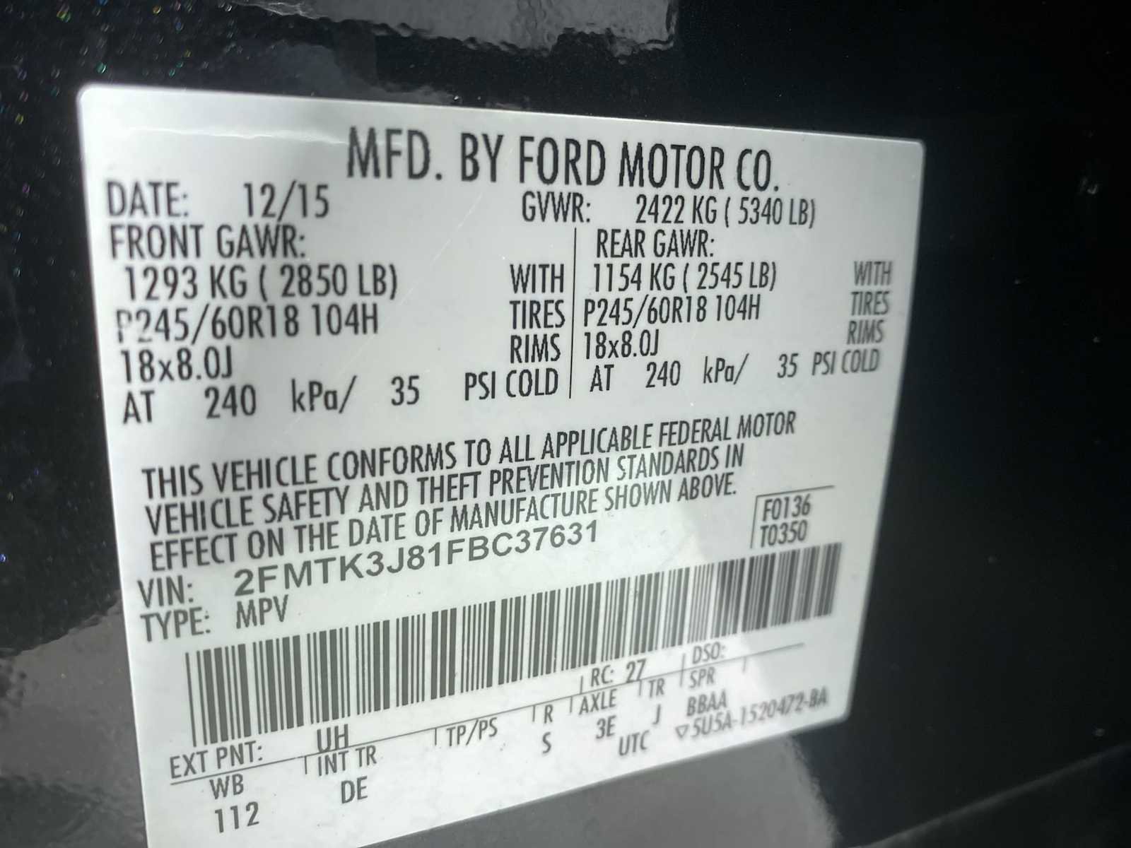 Used 2015 Ford Edge SEL image 21