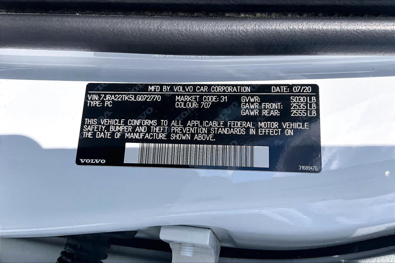 Used 2020 Volvo S60 T6 Momentum AWD/4WD image 32