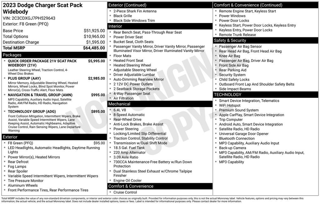 Used 2023 Dodge Charger Scat Pack RWD image 9
