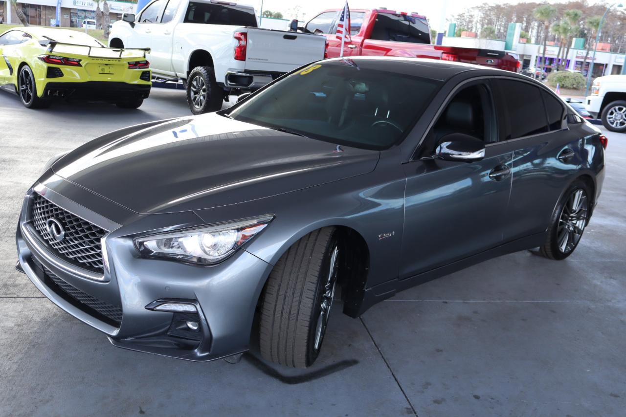 Used 2019 INFINITI Q50 Red Sport 400 w/ Cargo Package (L96) image 9