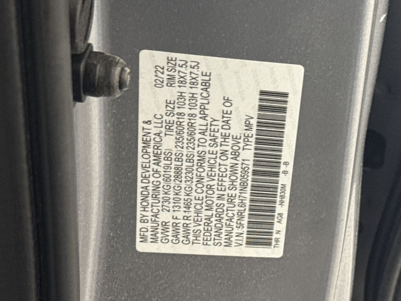 Used 2022 Honda Odyssey EX-L image 29
