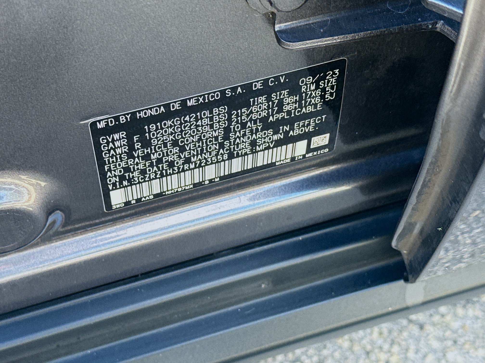 Used 2024 Honda HR-V LX image 36