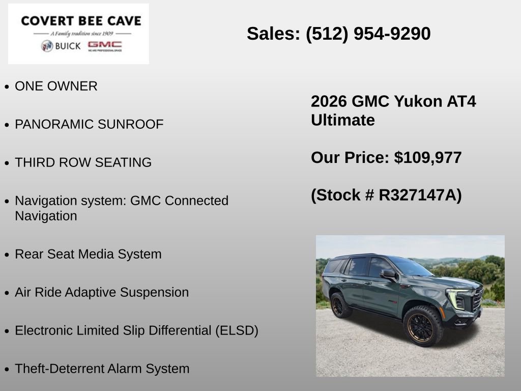 Used 2026 GMC Yukon AT4 Ultimate AWD/4WD image 24