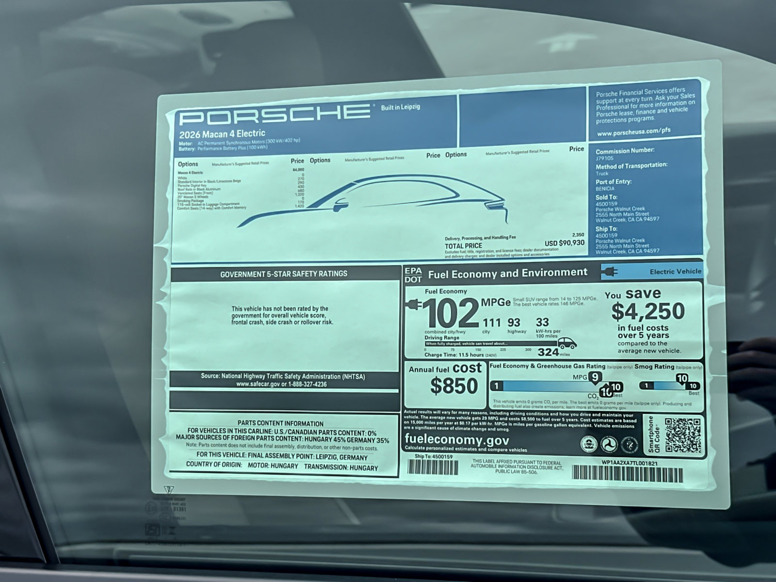 New 2026 Porsche Macan 4 Electric AWD/4WD image 29