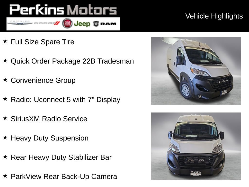 New 2026 RAM ProMaster 3500 w/ Convenience Group image 2