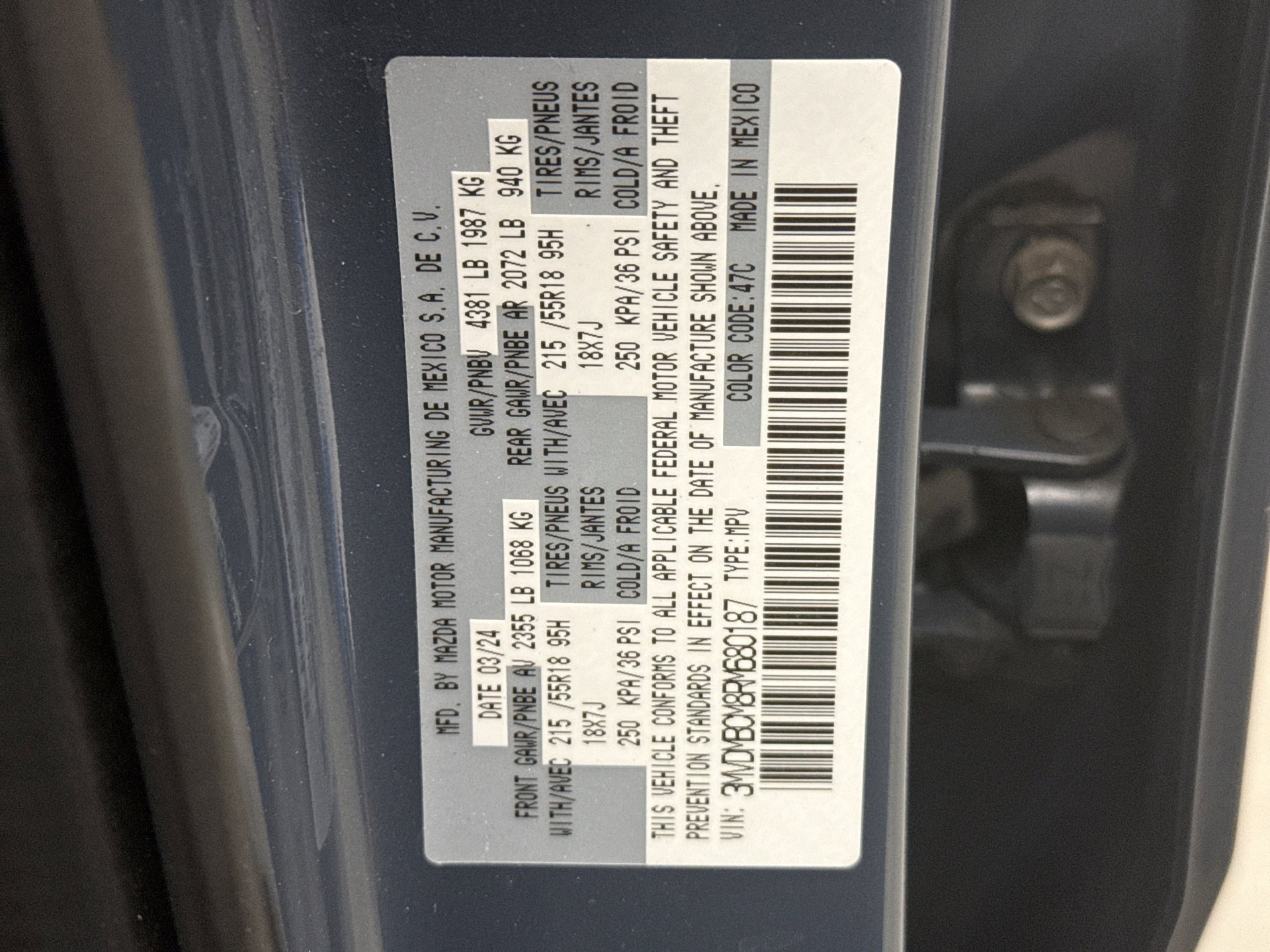 Used 2024 MAZDA CX-30 AWD 2.5 S w/ Preferred Package image 24