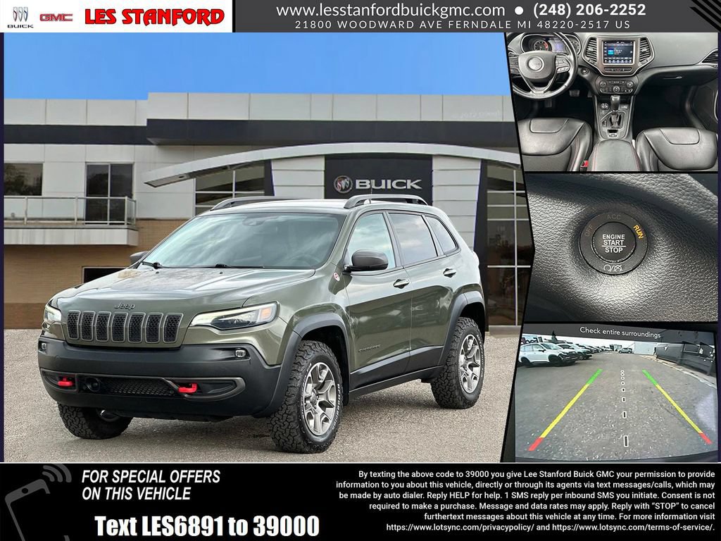 Used 2021 Jeep Cherokee Trailhawk AWD/4WD image 1