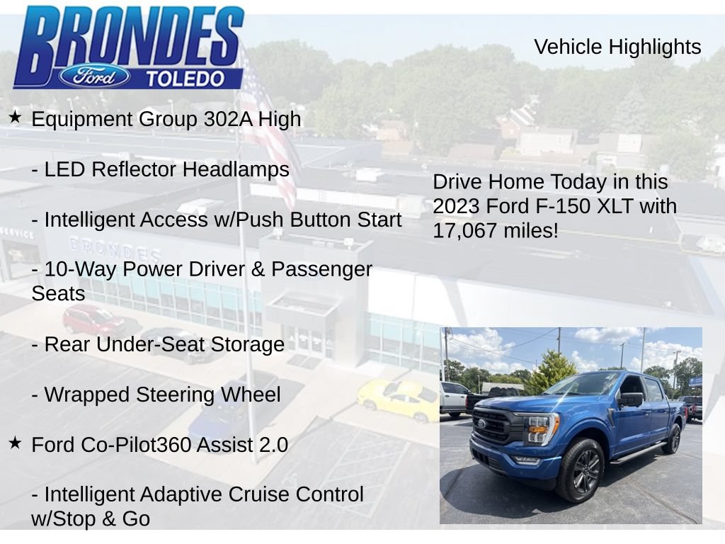 Used 2023 Ford F150 XLT w/ Equipment Group 302A High AWD/4WD image 17