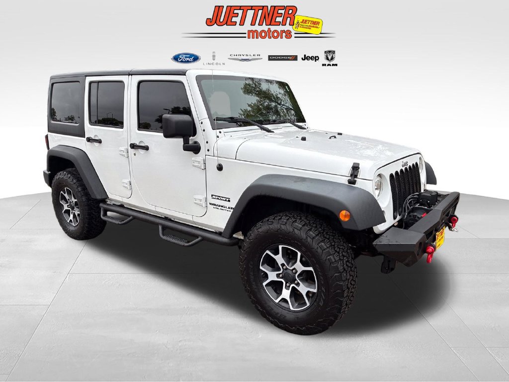 Used 2017 Jeep Wrangler Unlimited Sport w/ Quick Order Package 24S AWD/4WD image 8