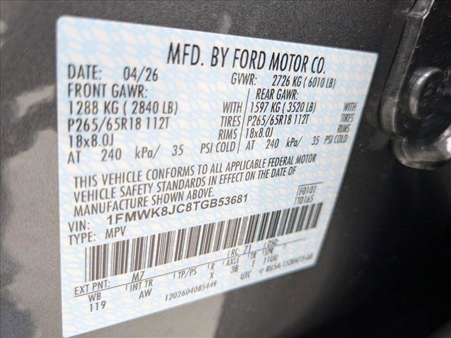 New 2026 Ford Explorer Tremor AWD/4WD image 17
