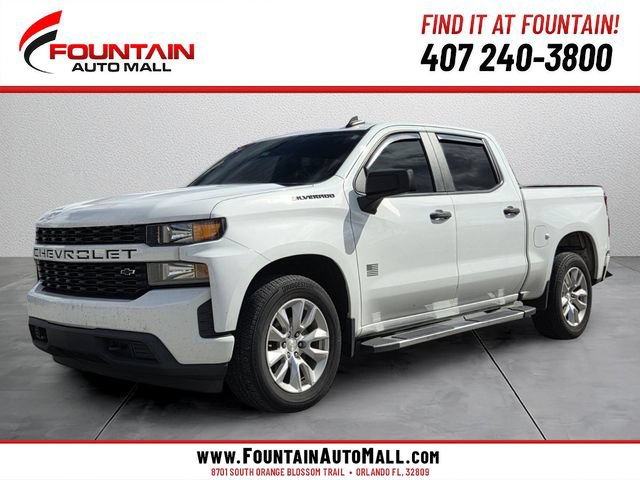 Used 2021 Chevrolet Silverado 1500 Custom w/ LPO, Dark Essentials Package RWD image 1