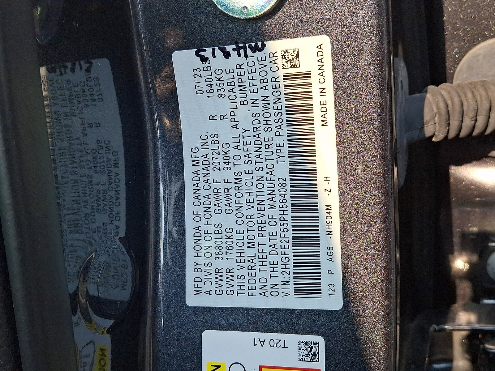 Used 2023 Honda Civic Sport image 19