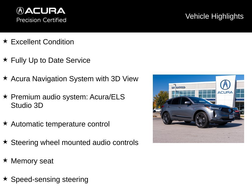 Certified 2023 Acura RDX w/ Advance Package AWD/4WD image 5